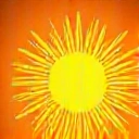 Iconiță energie: soare stilizat